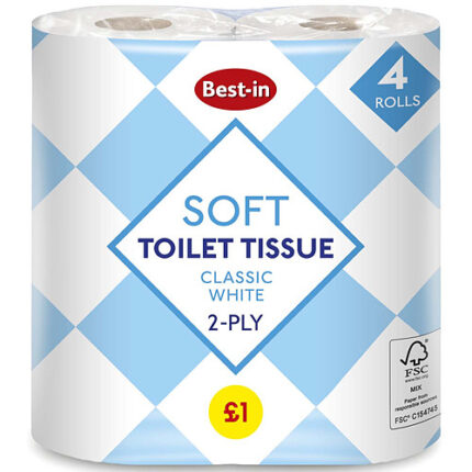 Bestin Sofft Toilet Tissue White