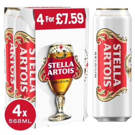 Stella Artois Belgium Premium Lager Beer