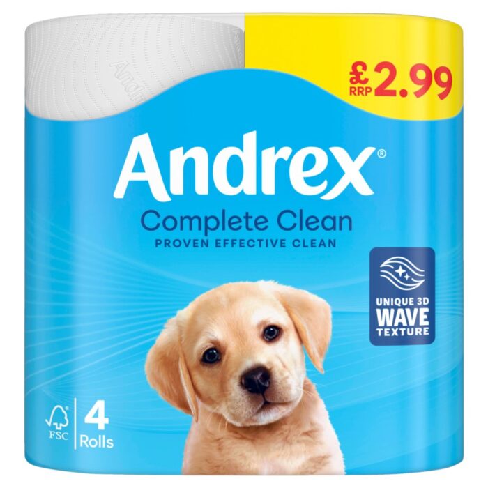 Andrex Complete Clean Toilet Tissues