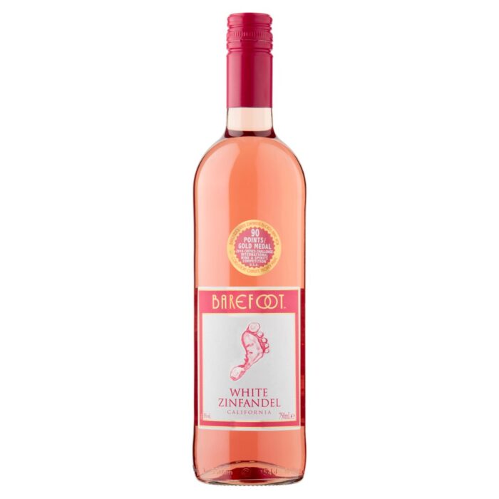 Barefoot White Zinfandel Rose Wine 750ml