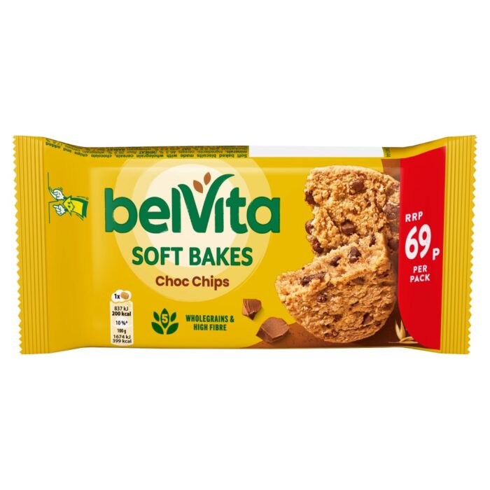 Belvita Soft Bakes Choc Chips 50g