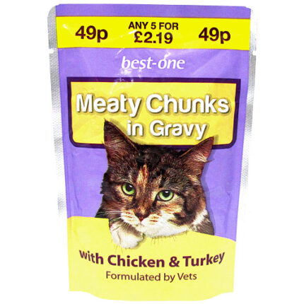 Bestone Cat Pouch Chicken & Turkey