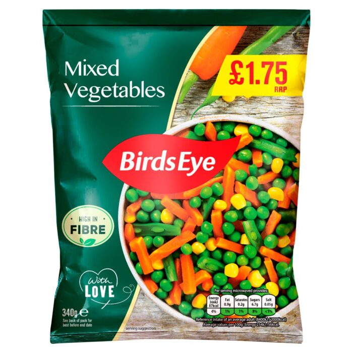 Birds Eye Mixed Vegetables 340g