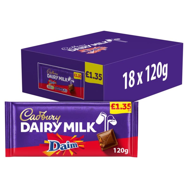 Cadbury Dairy Milk Daim Chocolate Bar