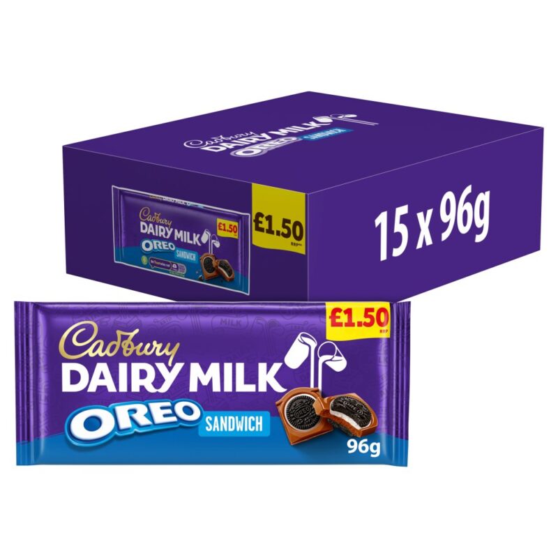 Cadbury Dairy Milk Oreo Sandwich 96g