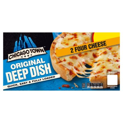 Chicago Town 2 Deep Dish Four Cheese Mini Pizzas