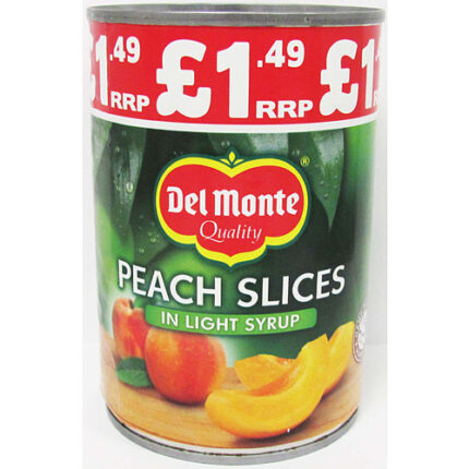 Del Monte Peach Slices In Light Syrup