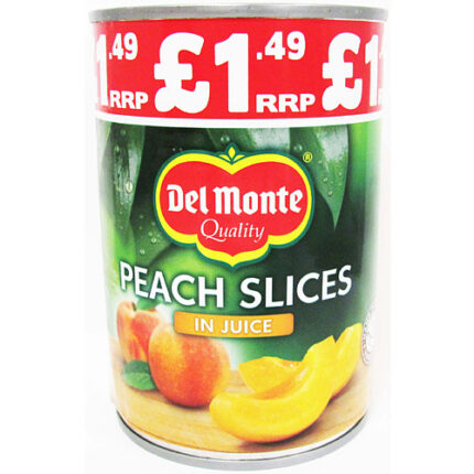 Del Peach Slices Jce