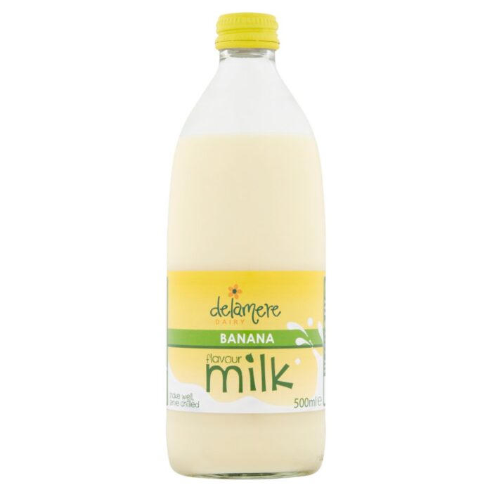 Delamere Dairy Banana Flavour Milk 500ml