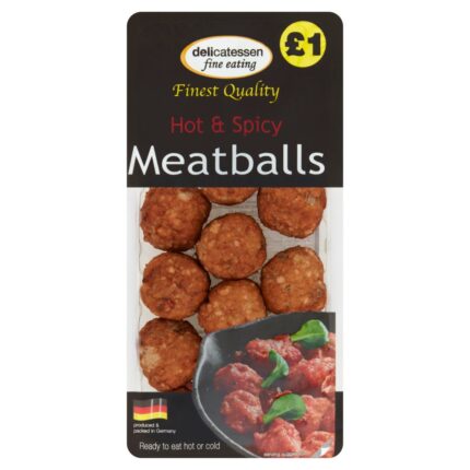 Delicatessen Fine Eating Hot & Spicy Meatballs 200g