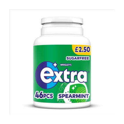 Extra Spearmint Sugarfree Chewing Gum Bottle