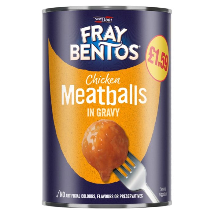 Fray Bentos Chicken Meatballs in Gravy 380g