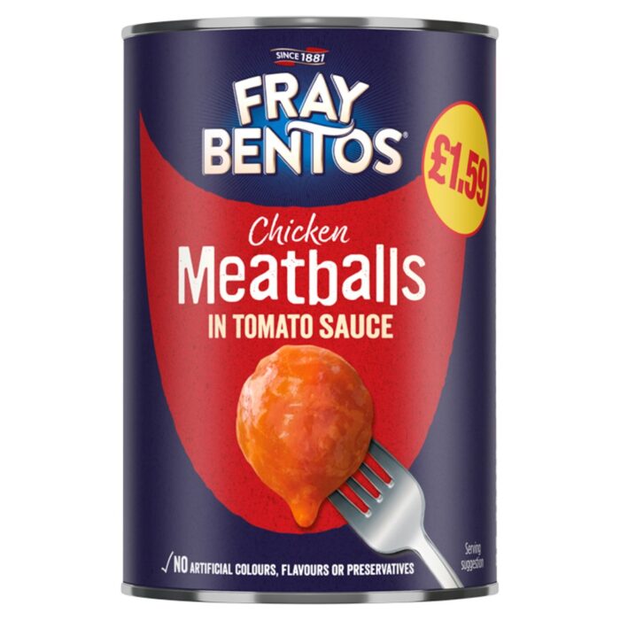 Fray Bentos Chicken Meatballs in Tomato Sauce 380g