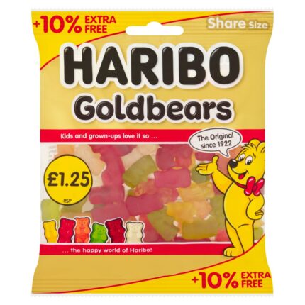 HARIBO Goldbears Jelly Sweets Sharing Bag 154g