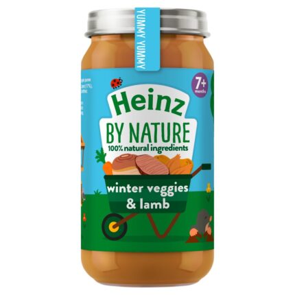 Heinz By Nature Winter Veggies & Lamb Baby Food Jar 7+ Months 200g