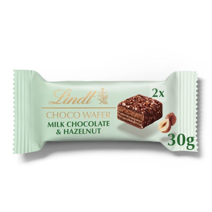 Lindt Choco Wafer Milk Chocolate & Hazelnut Treat Pack 30g