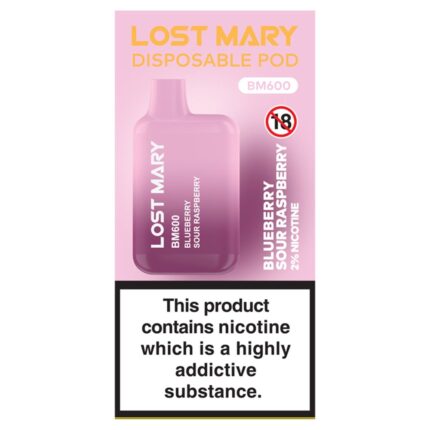 Lost Mary Disposable Pod BM600 Blueberry Sour Raspberry