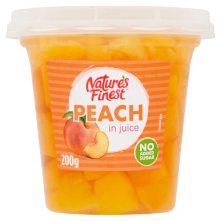 Nature's Finest Peach in Juice 200g